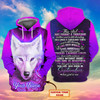 FUNSTUFFPRINT Custom Name -  Wolf - September Girl 3D Hoodie and Zip Hoodie