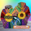FUNSTUFFPRINT Custom hoodie shirt-Personalized Family Gift-Sunflower  3D Hoodie and Zip Hoodie
