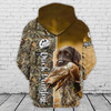 FUNSTUFFPRINT  Duch Hunting - Personalized Name - CV98 3D Hoodie and Zip Hoodie