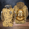 FUNSTUFFPRINT Golden Retriever - Personalized Name - VXH98  3D Hoodie and Zip Hoodie