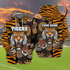 FUNSTUFFPRINT  Tigers - Personalized Name 3D Hoodie and Zip Hoodie