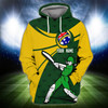 FUNSTUFFPRINT Woman Crickets - Personalized Name   3D Hoodie and Zip Hoodie