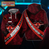 FUNSTUFFPRINT Essendon Bombers 2 - Personalized Name   3D Hoodie and Zip Hoodie