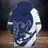 FUNSTUFFPRINT Scotland Royal Lion and Thistle Pullover- Personalized Name  3D Hoodie and Zip Hoodie