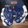 FUNSTUFFPRINT Scotland Royal Lion and Thistle Pullover- Personalized Name  3D Hoodie and Zip Hoodie