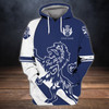 FUNSTUFFPRINT  Personalized Name  Scotland Royal Lion and Thistle Pullover- 3D Hoodie and Zip Hoodie