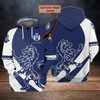 FUNSTUFFPRINT  Personalized Name  Scotland Royal Lion and Thistle Pullover- 3D Hoodie and Zip Hoodie