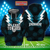 FUNSTUFFPRINT Port Adelaide 1 - Personalized Name  3D Hoodie and Zip Hoodie