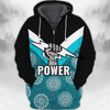 FUNSTUFFPRINT Port Adelaide 2 - Personalized Name    3D Hoodie and Zip Hoodie