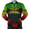 FUNSTUFFPRINTINT French Polynesia Polynesian Chief Men’s Bomber Jacket – Reggae Version 3D Bomber Jacket
