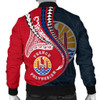 FUNSTUFFPRINTINT French Polynesian Men’s Bomber Jacket Manta Polynesian TH65  3D Bomber Jacket