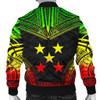 FUNSTUFFPRINTINT Gambier Islands Polynesian Chief Men’s Bomber Jacket – Reggae Version  3D Bomber Jacket