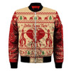 FUNSTUFFPRINTINT Getteestore Jacket – Delta Sigma Theta Elephant Christmas Sleeve Zip Bomber Jacket A31  3D Bomber Jacket