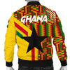 FUNSTUFFPRINTINT Ghana Bomber Jacket Ankara Tops Striped Men A10  3D Bomber Jacket