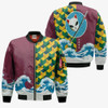 FUNSTUFFPRINTINT Giyu Tomioka Bomber Jacket Custom KNY Cosplay Costumes  3D Bomber Jacket