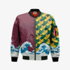 FUNSTUFFPRINTINT Giyu Tomioka Bomber Jacket Custom KNY Cosplay Costumes  3D Bomber Jacket