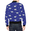 FUNSTUFFPRINTINT Goat Sheep Pattern Print Mens  3D Bomber Jacket