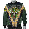FUNSTUFFPRINTINT Grehan or O’Greaghan Ireland Bomber Jacket – GD Irish Legend Shamrock V Tie-Dye A7 3D Bomber Jacket