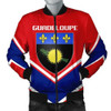 FUNSTUFFPRINTINT Guadeloupe Coat Of Arms Men Bomber Jacket Lucian Style J5W 3D Bomber Jacket
