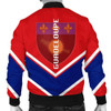 FUNSTUFFPRINTINT Guadeloupe Coat Of Arms Men Bomber Jacket Lucian Style J5W 3D Bomber Jacket