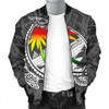 FUNSTUFFPRINTINT Guam Men’s Bomber Jacket – Polynesian Turtle Style 3D Bomber Jacket