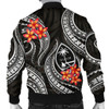 FUNSTUFFPRINTINT Guam Polynesian Men Bomber Jacket – Black Plumeria  3D Bomber Jacket