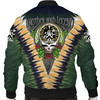 FUNSTUFFPRINTINT Halloran or O’Halloran Ireland Bomber Jacket – GD Irish Legend Shamrock V Tie-Dye A7 3D Bomber Jacket