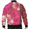 FUNSTUFFPRINTINT Hawaii Hibiscus Pattern Bomber Jacket – AH – J4R 3D Bomber Jacket
