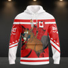 FUNSTUFFPRINT  Hockey Beaver Canada, Personalized 3D Shirt 3D Hoodie and Zip Hoodie