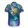 3D Summer Mermaid Hawaiian Shirt, Hawaiian shirt for women