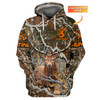 FUNSTUFFPRINT  Hunting Personalized Name 3D Hoodie Deer Hunter Shirt 3D Hoodie and Zip Hoodie