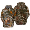 FUNSTUFFPRINT  Hunting Personalized Name 3D Hoodie Deer Hunter Shirt 3D Hoodie and Zip Hoodie