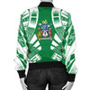 FUNSTUFFPRINTINT Norfolk Island Women Bomber Jacket – Polynesian Tattoo Flag – BN0110 3D Bomber Jacket