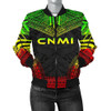 FUNSTUFFPRINTINT Northern Mariana Islands Polynesian Chief Women’S Bomber Jacket – Reggae Version – Bn10 3D Bomber Jacket