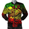 FUNSTUFFPRINTINT Papua New Guinea Men’s Bomber Jacket – Reggae Shark Polynesian Tattoo – BN18 3D Bomber Jacket