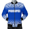 FUNSTUFFPRINTINT Pohnpei Men’s Bomber Jacket – Fog Blue Style – BN09 3D Bomber Jacket