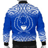 FUNSTUFFPRINTINT Pohnpei Men’s Bomber Jacket – Fog Blue Style – BN09 3D Bomber Jacket