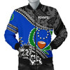 FUNSTUFFPRINTINT Pohnpei Men’s Bomber Jacket Fall In Wave K7 3D Bomber Jacket