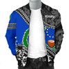 FUNSTUFFPRINTINT Pohnpei Men’s Bomber Jacket Fall In Wave K7 3D Bomber Jacket