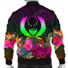 FUNSTUFFPRINTINT Pohnpei Personalised Men’s Bomber Jacket – Summer Hibiscus – BN15 3D Bomber Jacket