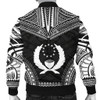 FUNSTUFFPRINTINT Pohnpei Polynesian Chief Men’s Bomber Jacket – Black Version – Bn10 3D Bomber Jacket