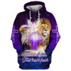 FUNSTUFFPRINT 3D Do Not Be Afraid Just Have Faith Hoodies Eagle Lion Dove Jesus Cross 3D Hoodie and Zip Hoodie