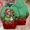 FUNSTUFFPRINT 3D Mooey Christmas All Over 3D Hoodie and Zip Hoodie