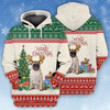 FUNSTUFFPRINT 3D Merry Christmas 9 All Over 3D Hoodie and Zip Hoodie