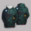 FUNSTUFFPRINT 3D Christmas Tree Green All Over 3D Hoodie and Zip Hoodie