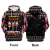 FUNSTUFFPRINT 3D Wolf Christmas Is Coming All Over 3D Hoodie and Zip Hoodie