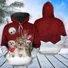 FUNSTUFFPRINT 3D Shih Tzu Wonderful Time All Over 3D Hoodie and Zip Hoodie