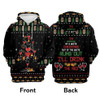 FUNSTUFFPRINT 3DRed Wine Christmas All Over 3D Hoodie and Zip Hoodie