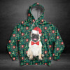 FUNSTUFFPRINT 3D Pugger Up All Over 3D Hoodie and Zip Hoodie