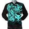 FUNSTUFFPRINTINT Polynesian Hawaii Men’s Bomber Jacket – Kanaka Maoli Blue Turtle – BN12  3D Bomber Jacket
